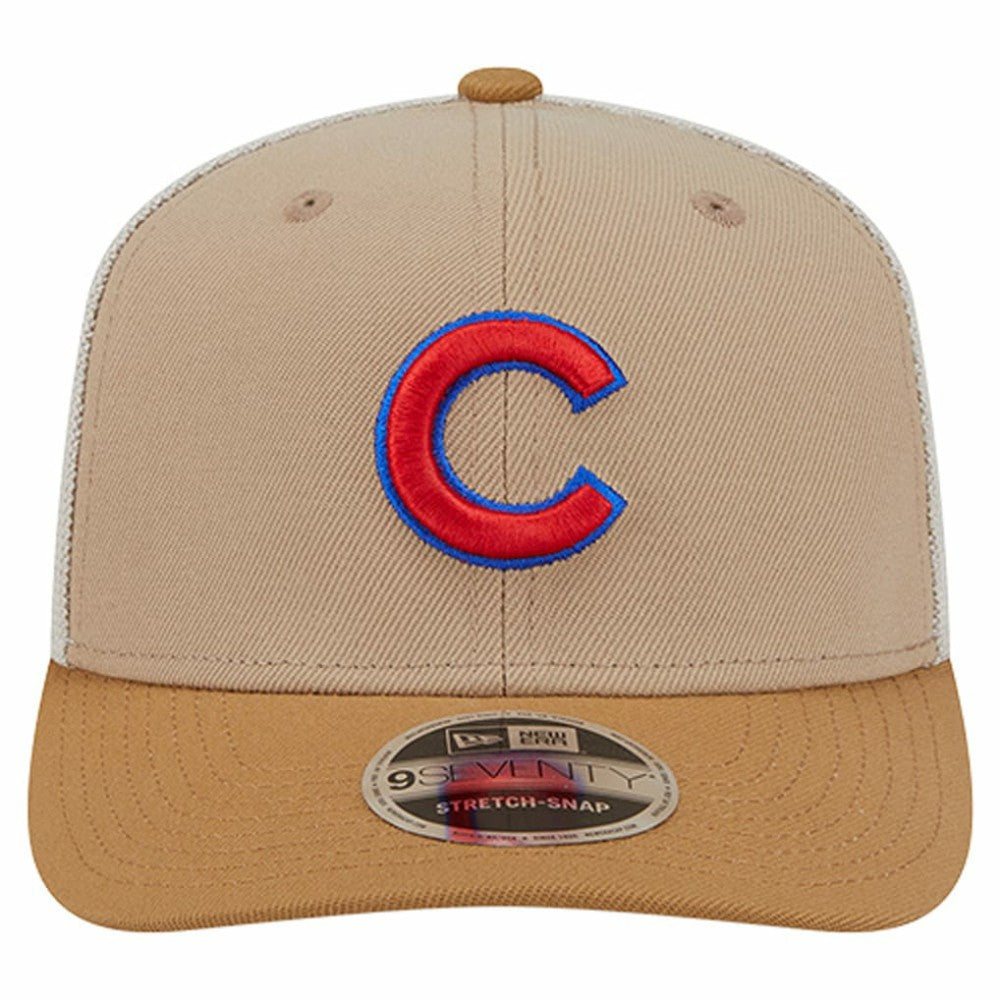 Chicago Cubs 9SEVENTY Trucker Adjustable Hat Stone