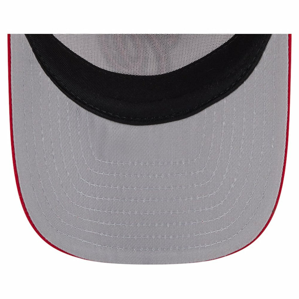 Washington Nationals Banner A-Frame 9FIFTY Trucker Snapback Hat Cream/Red