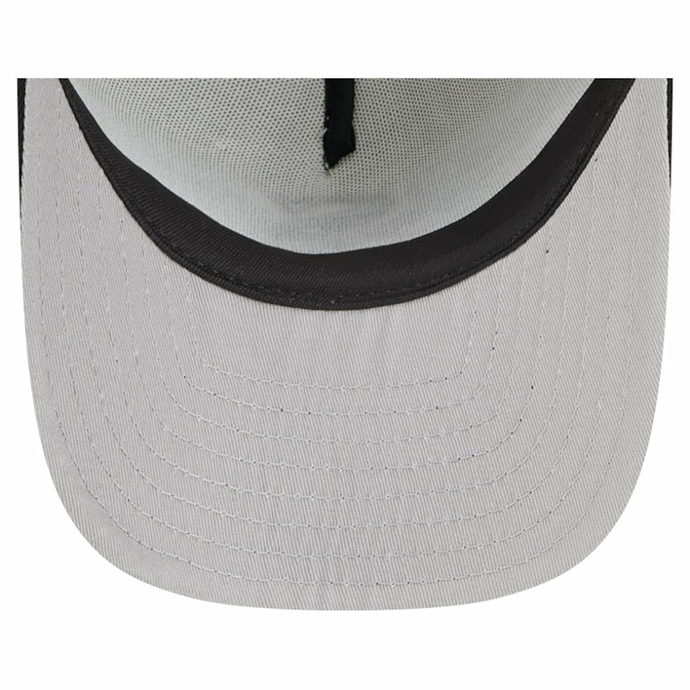 Chicago White Sox Banner A-Frame 9FIFTY Trucker Snapback Hat Cream/Black