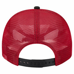 Cincinnati Reds Banner A-Frame 9FIFTY Trucker Snapback Hat Cream/Red