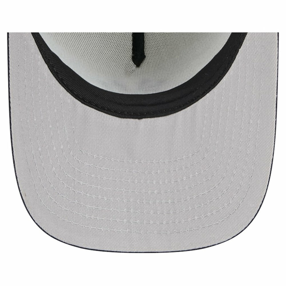 New York Yankees Banner A-Frame 9FIFTY Trucker Snapback Hat Cream/Navy