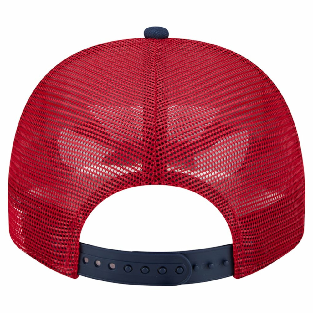 St. Louis Cardinals Banner A-Frame 9FIFTY Trucker Snapback Hat Cream/Red