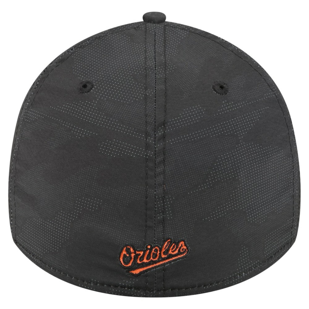 Baltimore Orioles Tonal Camo 39THIRTY Flex Hat Black