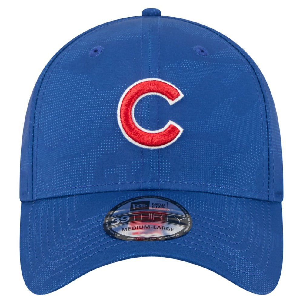 Chicago Cubs Tonal Camo 39THIRTY Flex Hat Royal