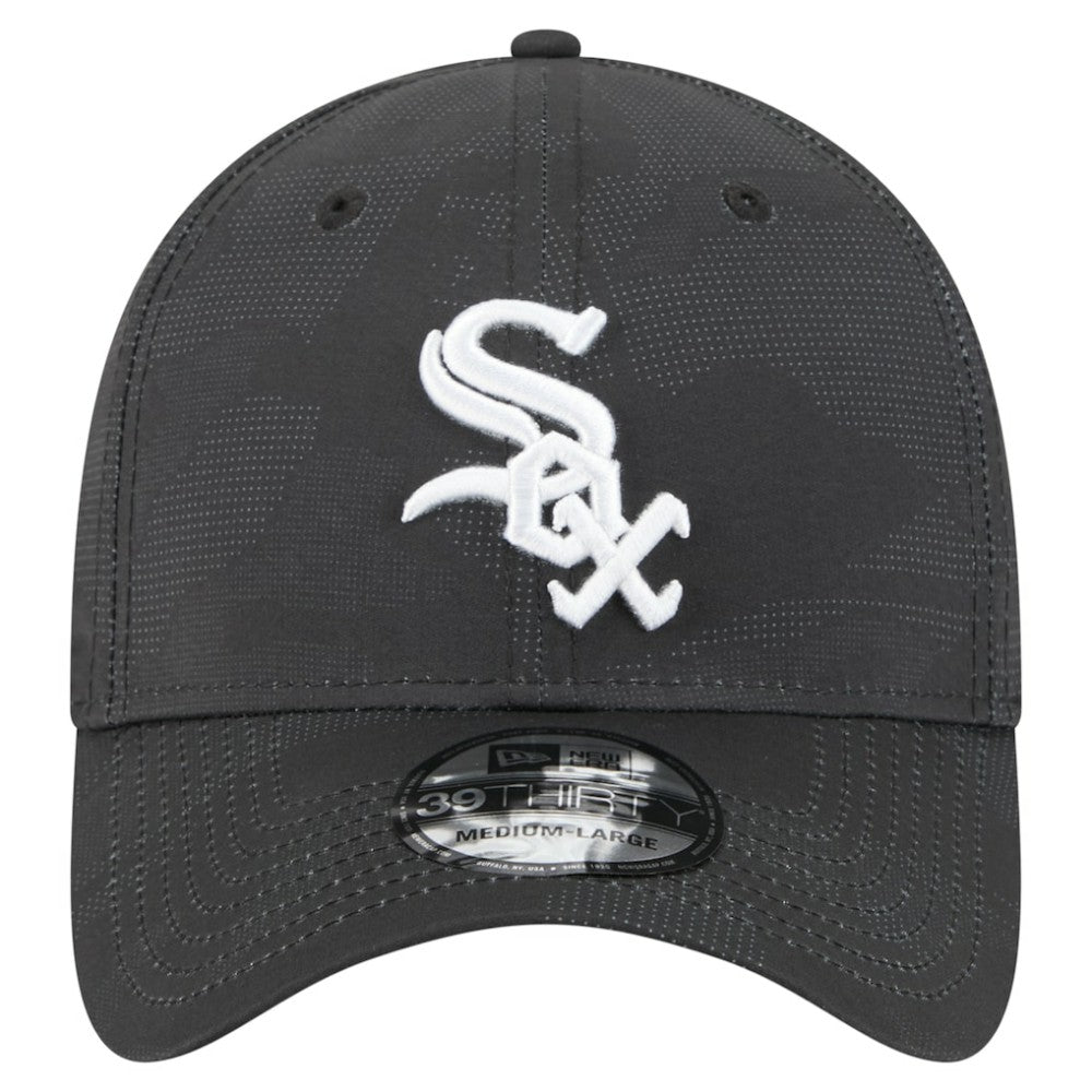 Chicago White Sox Tonal Camo 39THIRTY Flex Hat Black