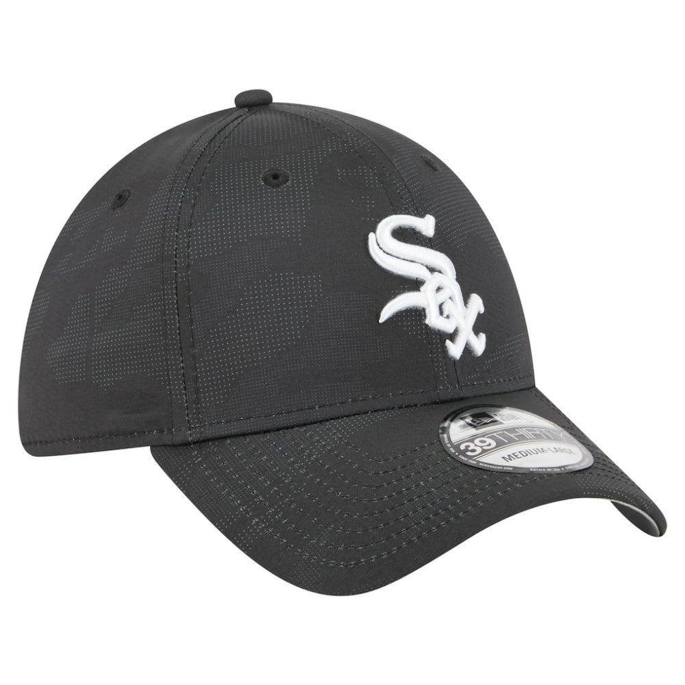 Chicago White Sox Tonal Camo 39THIRTY Flex Hat Black