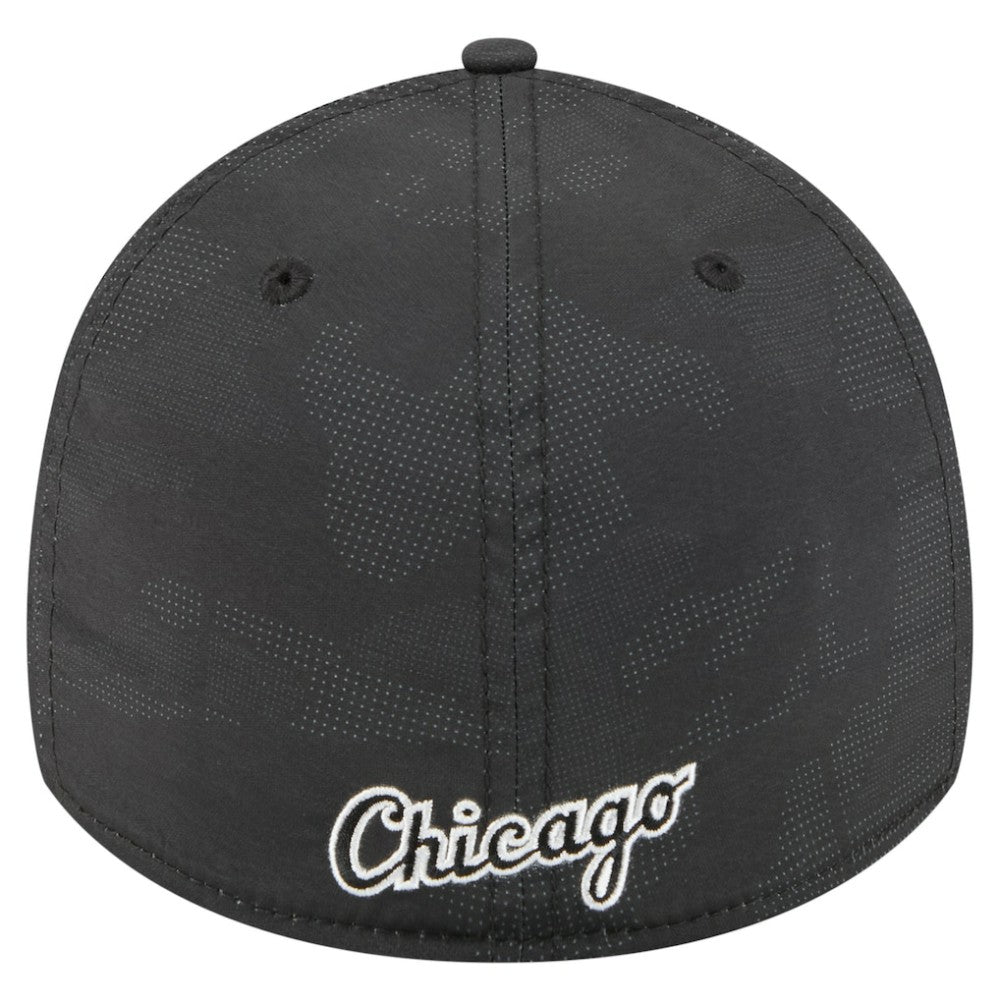 Chicago White Sox Tonal Camo 39THIRTY Flex Hat Black