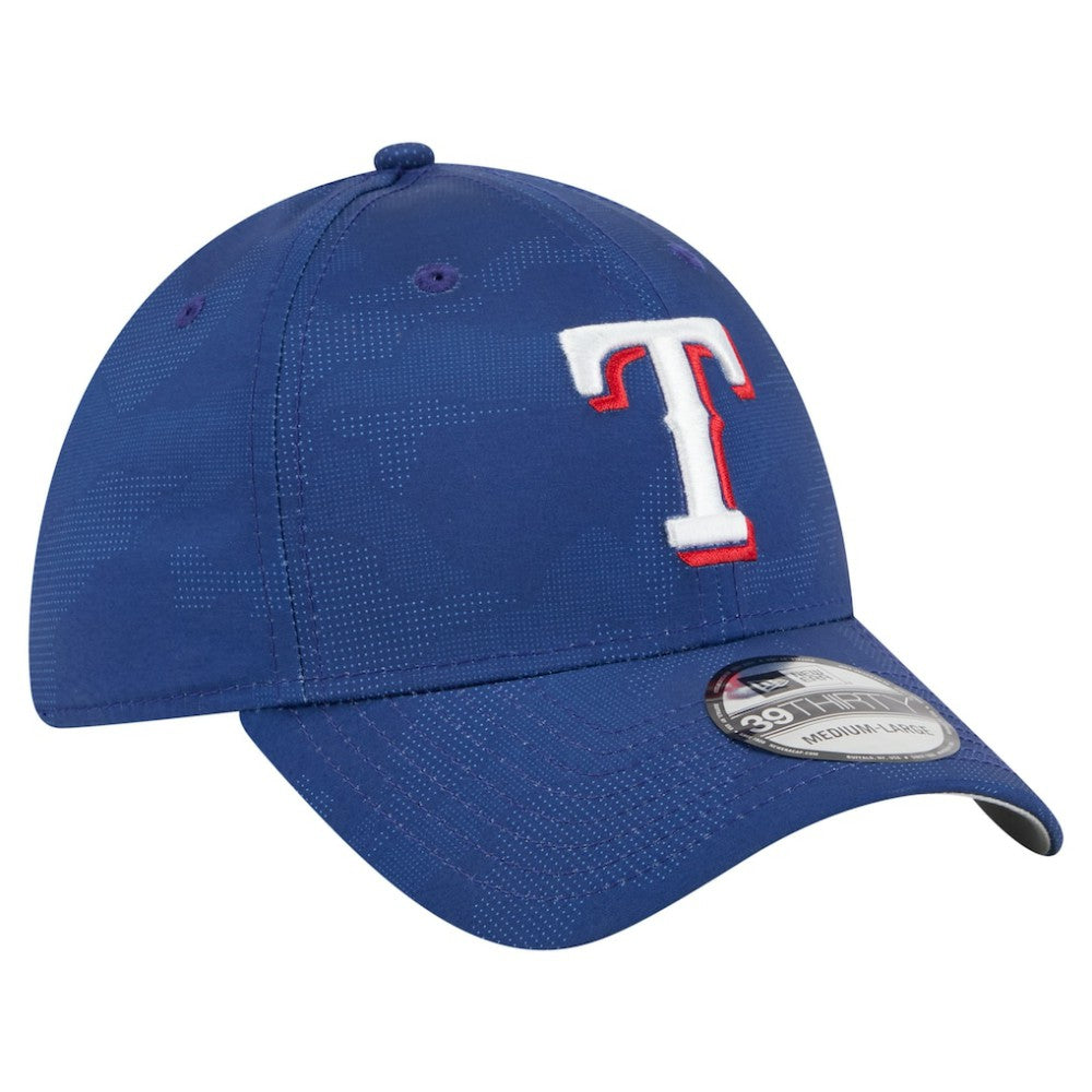 Texas Rangers Tonal Camo 39THIRTY Flex Hat Royal