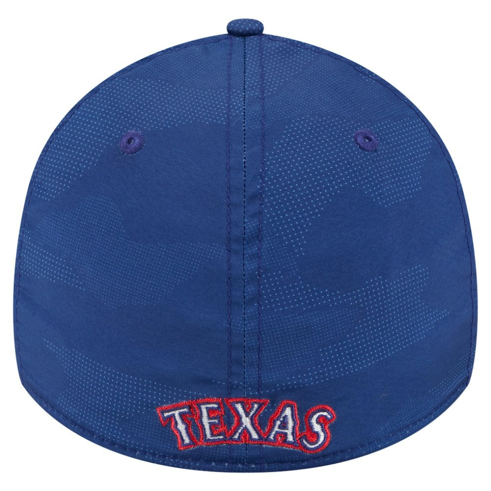 Texas Rangers Tonal Camo 39THIRTY Flex Hat Royal