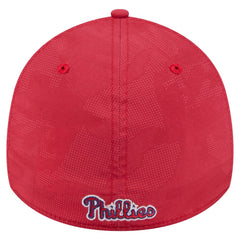 Philadelphia Phillies Tonal Camo 39THIRTY Flex Hat Red