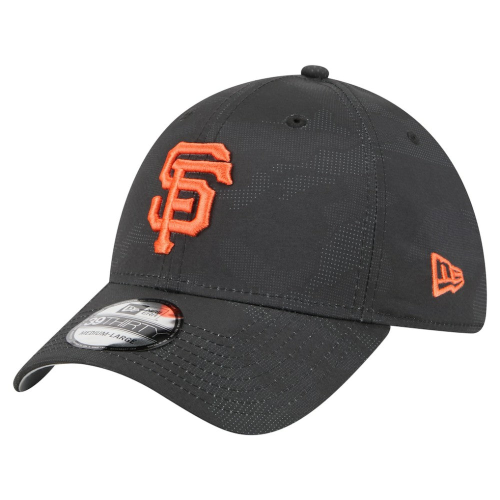 San Francisco Giants Tonal Camo 39THIRTY Flex Hat Black