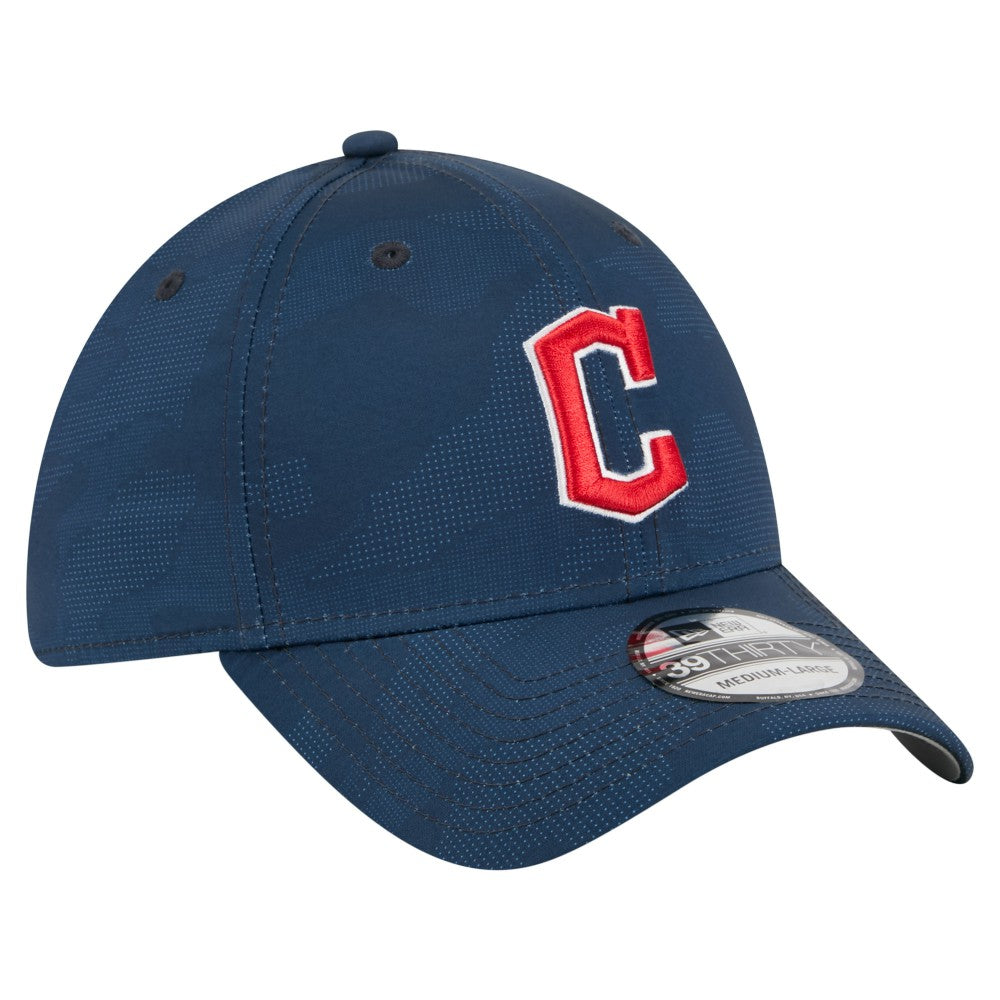 Cleveland Guardians Tonal Camo 39THIRTY Flex Hat Navy