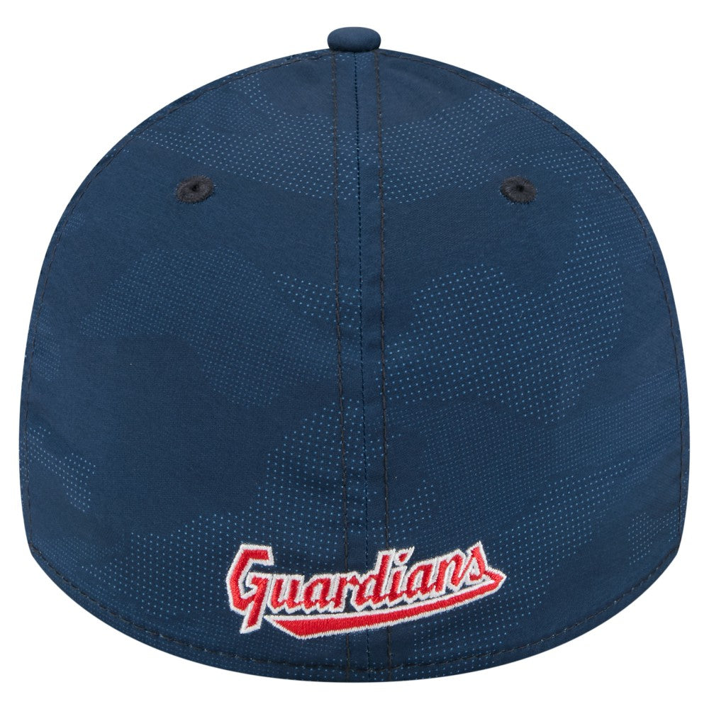Cleveland Guardians Tonal Camo 39THIRTY Flex Hat Navy