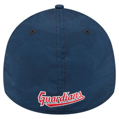 Cleveland Guardians Tonal Camo 39THIRTY Flex Hat Navy