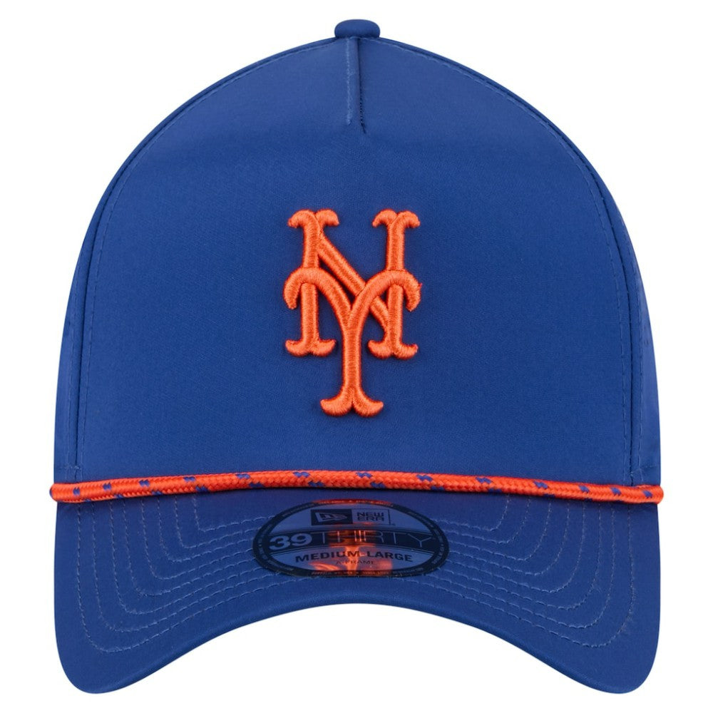 New York Mets 39THIRTY A-Frame Perforated Flex Hat Royal
