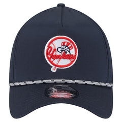 New York Yankees 39THIRTY A-Frame Perforated Flex Hat Navy