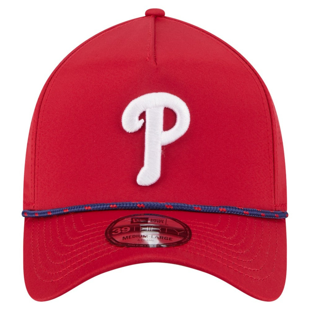 Philadelphia Phillies 39THIRTY A-Frame Perforated Flex Hat Red