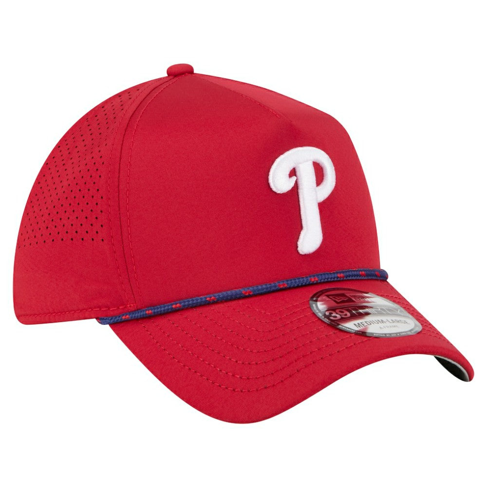 Philadelphia Phillies 39THIRTY A-Frame Perforated Flex Hat Red