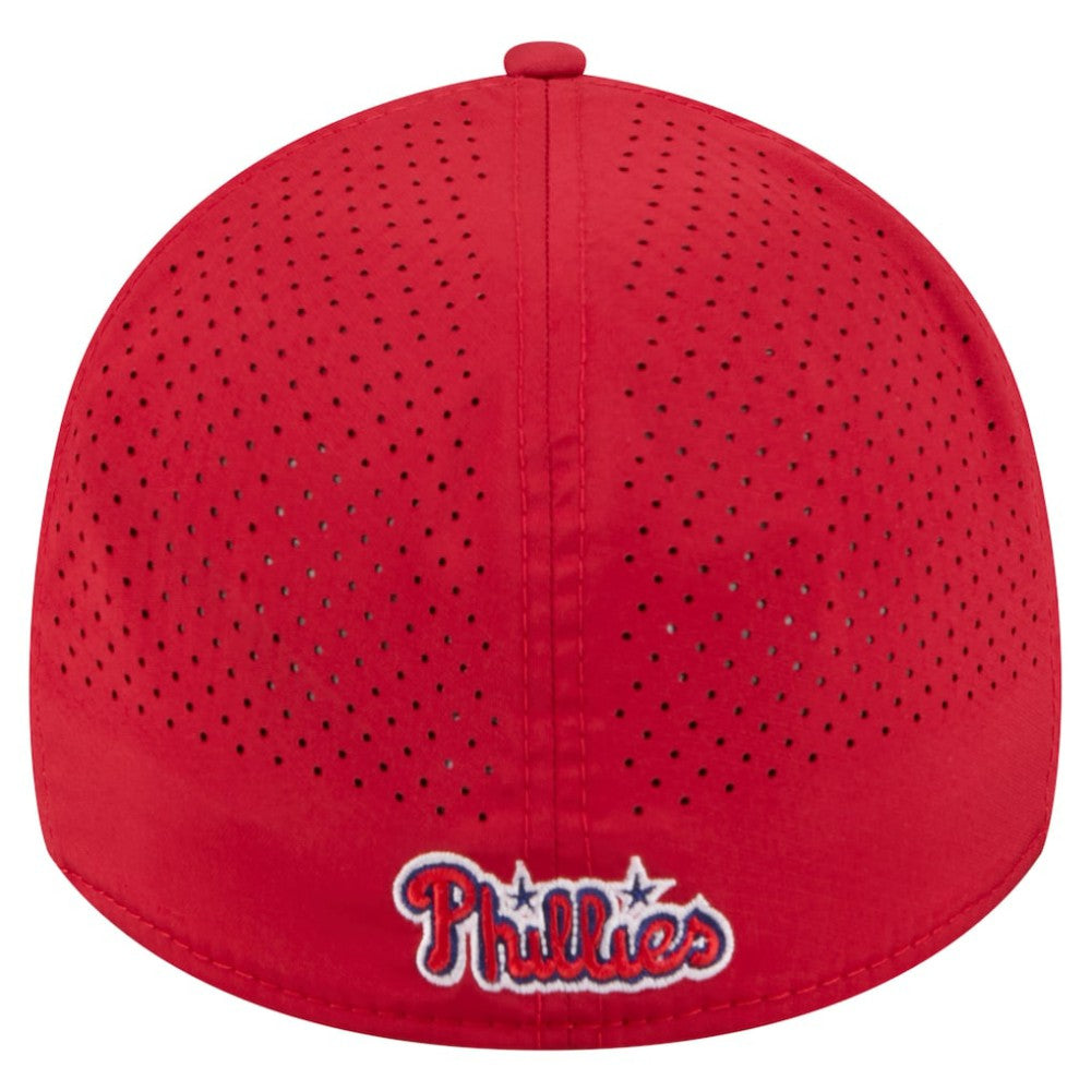 Philadelphia Phillies 39THIRTY A-Frame Perforated Flex Hat Red