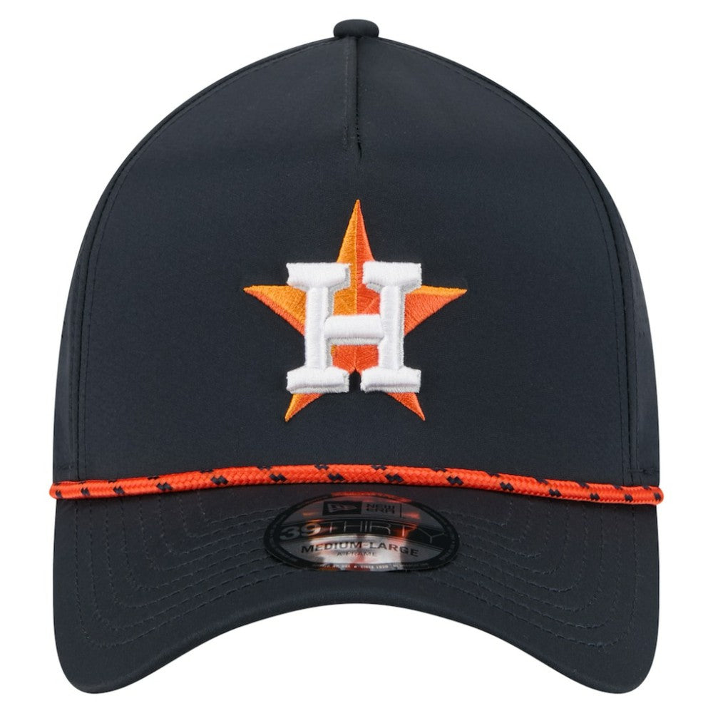 Houston Astros 39THIRTY A-Frame Perforated Flex Hat Navy