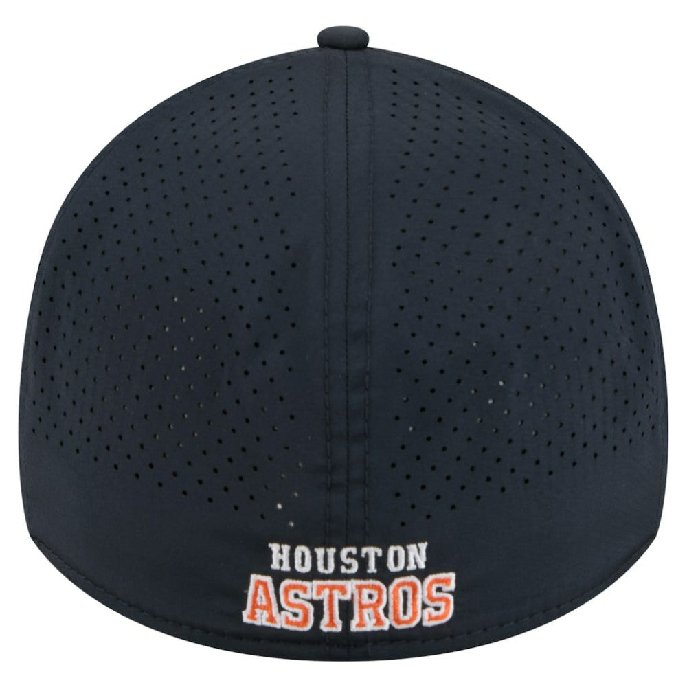 Houston Astros 39THIRTY A-Frame Perforated Flex Hat Navy