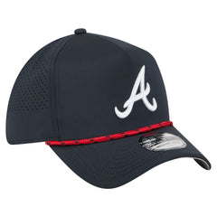 Atlanta Braves 39THIRTY A-Frame Perforated Flex Hat Navy