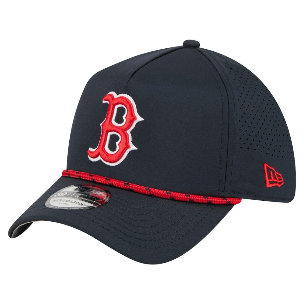 Boston Red Sox 39THIRTY A-Frame Perforated Flex Hat Navy