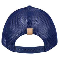 Los Angeles Dodgers Text A-Frame Trucker 9FORTY Hat Stone/Royal