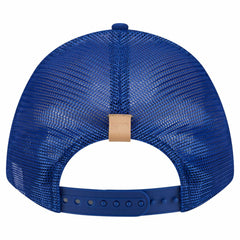 Chicago Cubs Text A-Frame Trucker 9FORTY Hat Stone/Royal