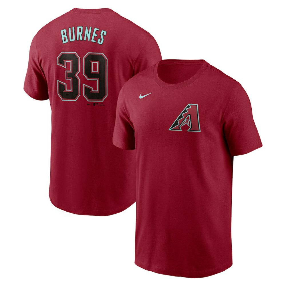 Corbin Burnes Arizona Diamondbacks Fuse Name & Number T-Shirt Red