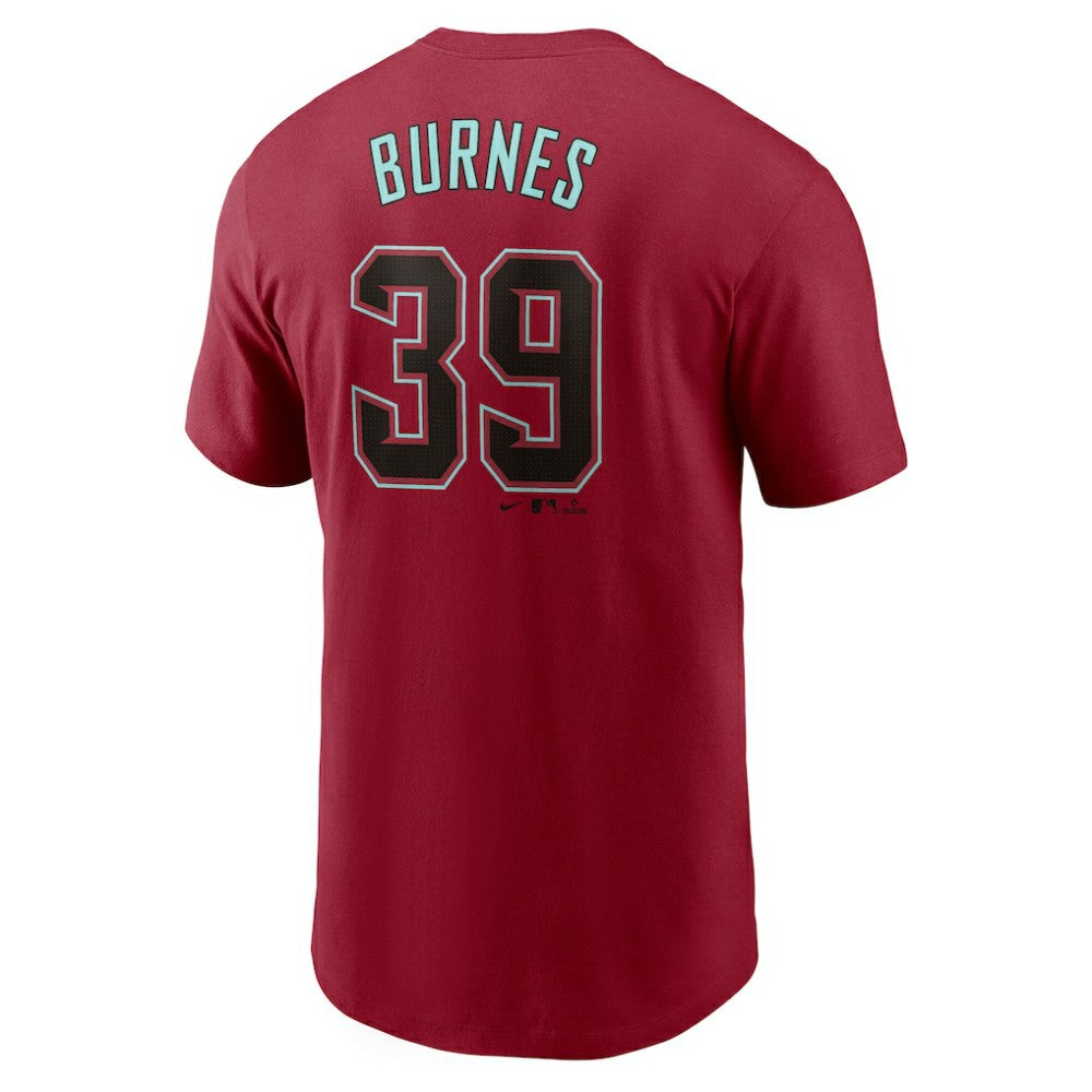 Corbin Burnes Arizona Diamondbacks Fuse Name & Number T-Shirt Red