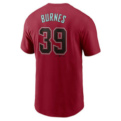 Corbin Burnes Arizona Diamondbacks Fuse Name & Number T-Shirt Red