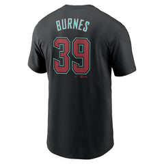 Corbin Burnes Arizona Diamondbacks Fuse Name & Number T-Shirt Black