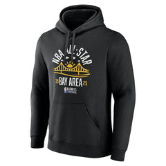 2025 NBA All-Star Game Unisex Bay Bridge Pullover Hoodie - Black on sale