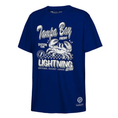 Tampa Bay Lightning Mitchell & Ness Youth Concession Stand T-Shirt - Blue T-shirts