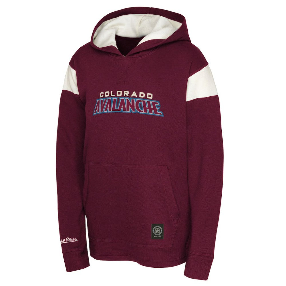Colorado Avalanche Youth Thermal Lightweight Pullover Hoodie - Burgundy Hoodies