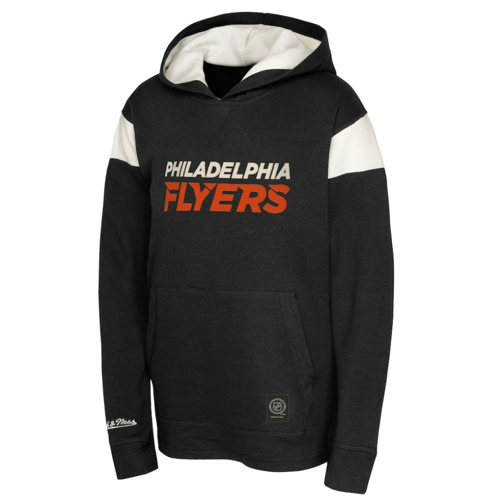 Philadelphia Flyers Youth Thermal Lightweight Pullover Hoodie - Black Hoodies