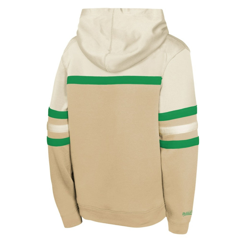 Dallas Stars Mitchell & Ness Youth Head Coach Pullover Hoodie - Tan Hoodies