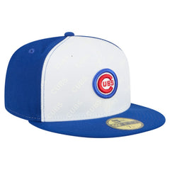 Chicago Cubs Repeat 59FIFTY Fitted Hat White/Royal