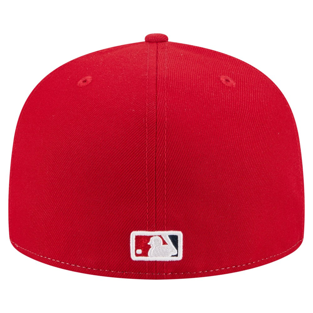Los Angeles Angels Repeat 59FIFTY Fitted Hat White/Red