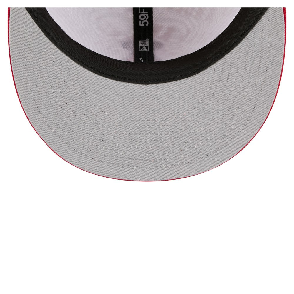Los Angeles Angels Repeat 59FIFTY Fitted Hat White/Red