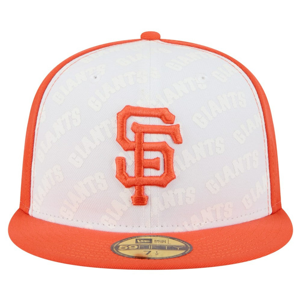San Francisco Giants Repeat 59FIFTY Fitted Hat White/Orange