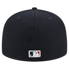 Atlanta Braves Repeat 59FIFTY Fitted Hat White/Navy
