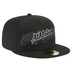 Athletics Tri-Hit 59FIFTY Fitted Hat Black