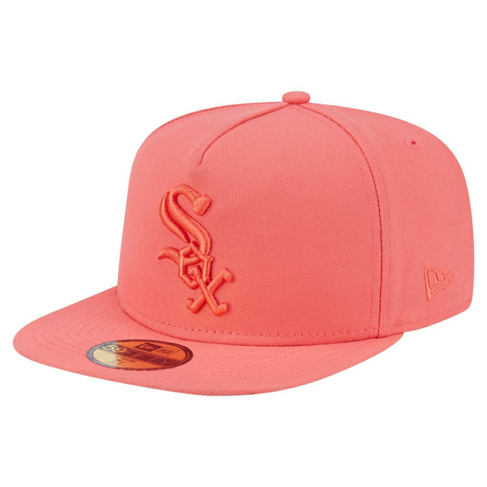 Chicago White Sox Color Pack A-Frame 59FIFTY Fitted Hat Coral