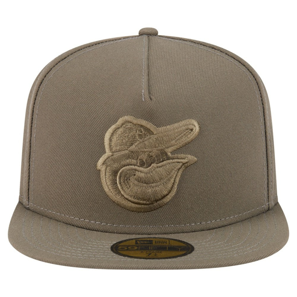 Baltimore Orioles Color Pack A-Frame 59FIFTY Fitted Hat Olive