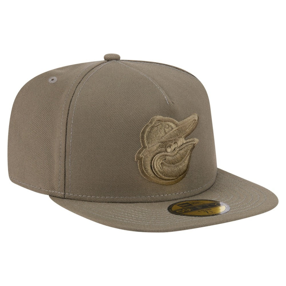 Baltimore Orioles Color Pack A-Frame 59FIFTY Fitted Hat Olive