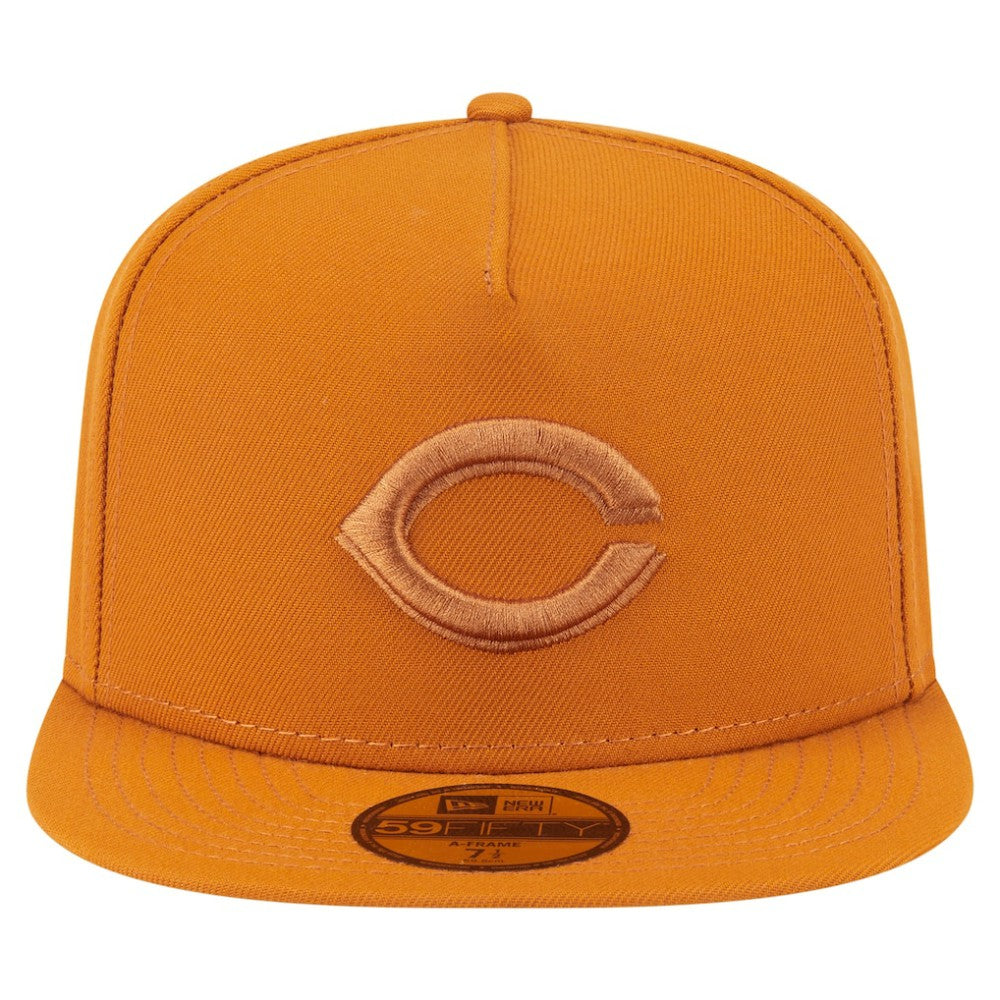 Cincinnati Reds Color Pack A-Frame 59FIFTY Fitted Hat Orange