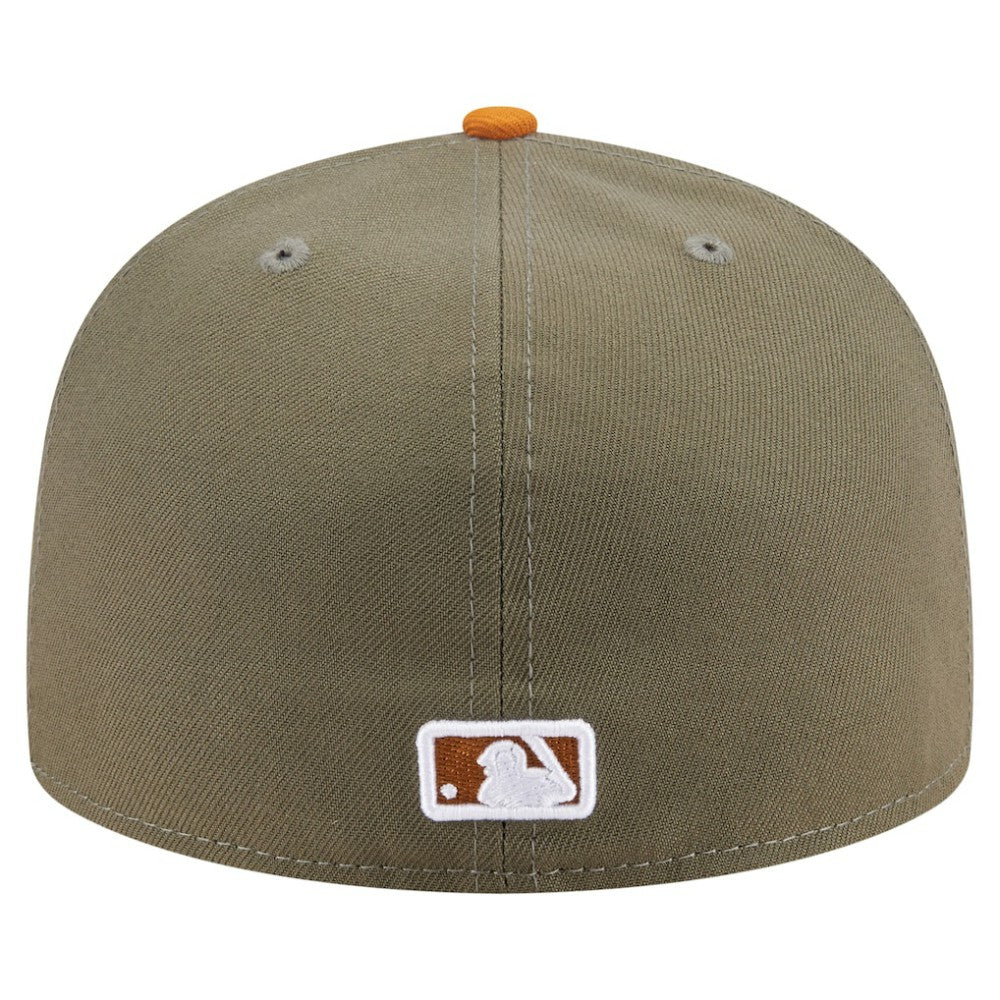 Athletics Two-Tone Color Pack A-Frame 59FIFTY Fitted Hat Olive/Orange