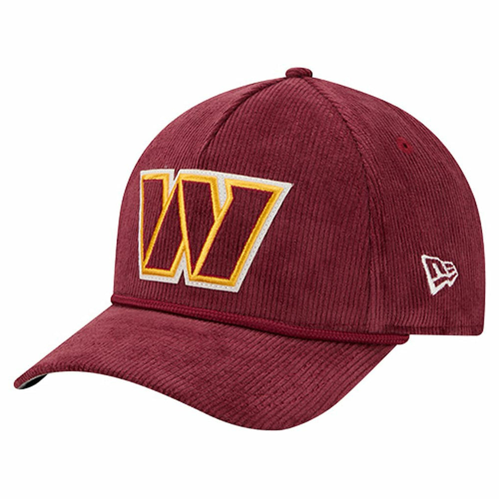 Washington Commanders New Era Cord Corduroy 9FORTY A-Frame Adjustable Hat - Burgundy cheap